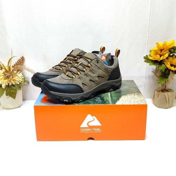 Ozark Trail Waterproof Hiking Low Top Men's 11 Leather & Mesh Upper Lightweight - Picture 2 of 12